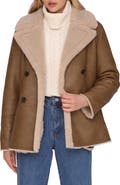 Avec Les Filles Faux Shearling Coat