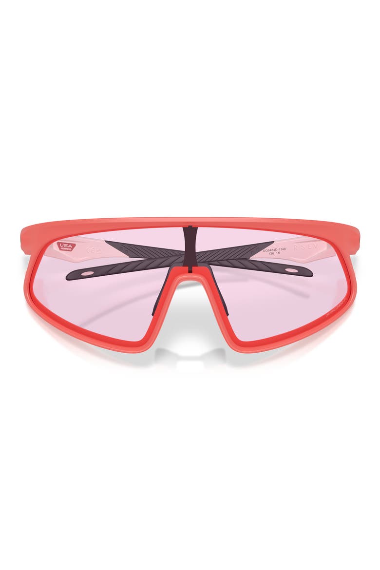 49mm RSLV Prizm™ Rectangle Sunglasses, Alternate, color, MATTE PALOMA / PRIZM LOW LIGHT