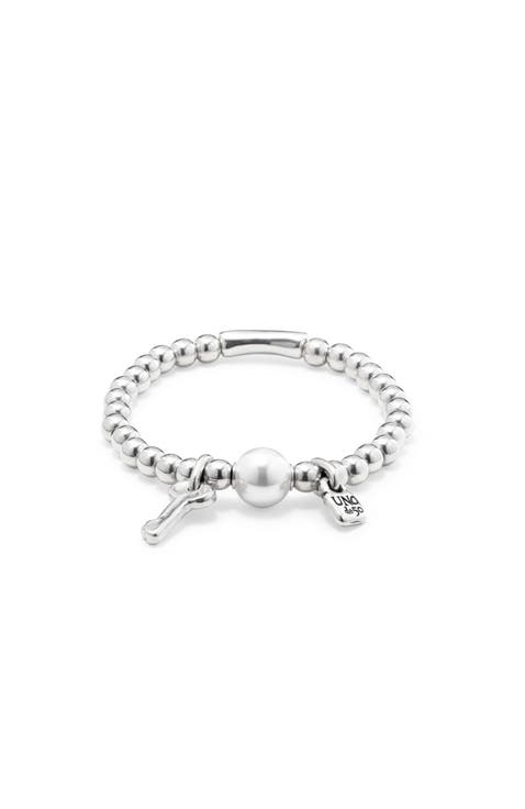 Luna Pearl and Charms Bracelet
