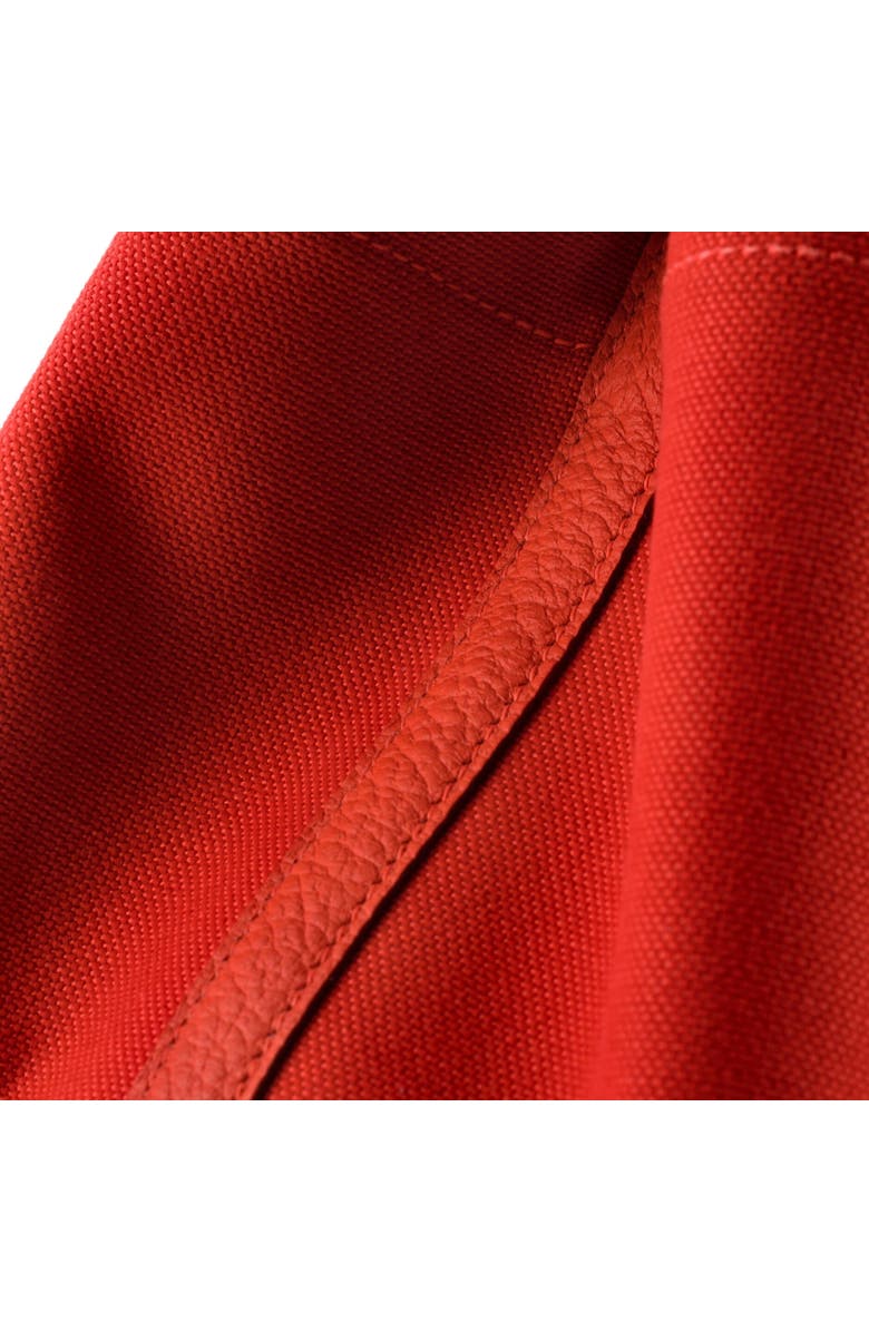 Pre-Owned Hermes Garden Party Pockets Tote Toile and Leather 36, Alternate, color, Rouge Duchesse