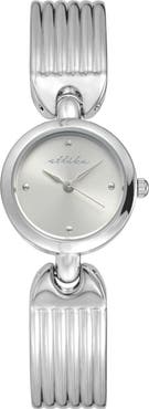 Ettika Ribbed Quartz Bracelet Watch, 24mm x 33.5mm