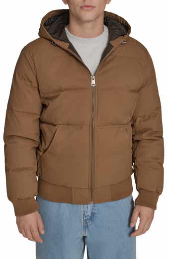 Levi's Quilted Puffer Hoodie Bomber Jacket