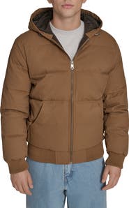 Levi's® Quilted Puffer Hoodie Bomber Jacket