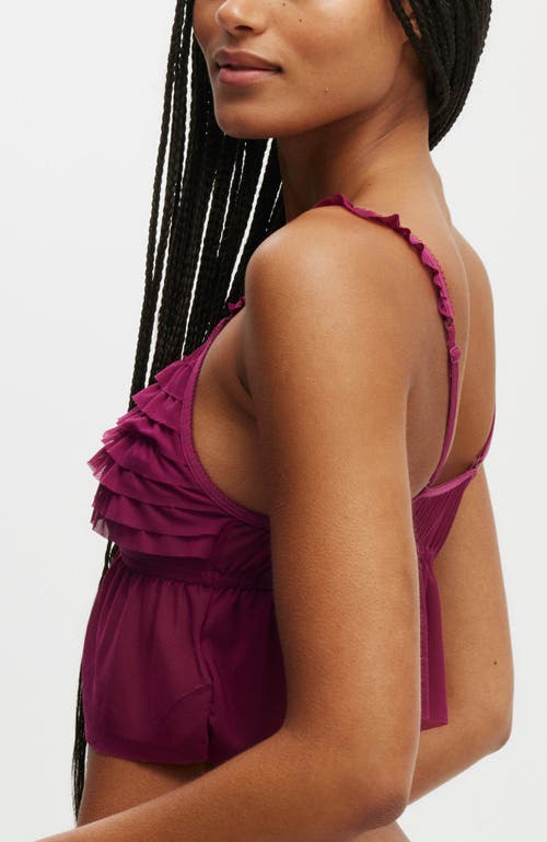 COTTON ON BODY RARA RUFFLE LONGLINE BRALETTE 