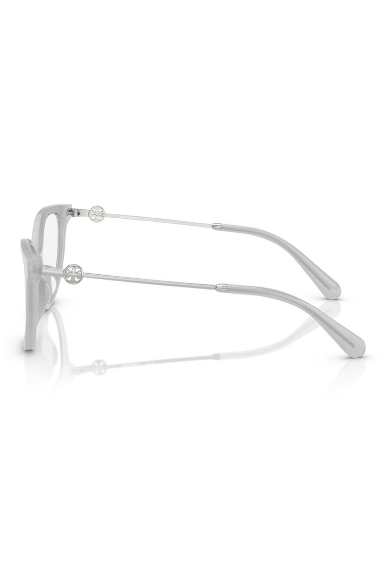 53mm Cat Eye Optical Glasses, Alternate, color, GREY