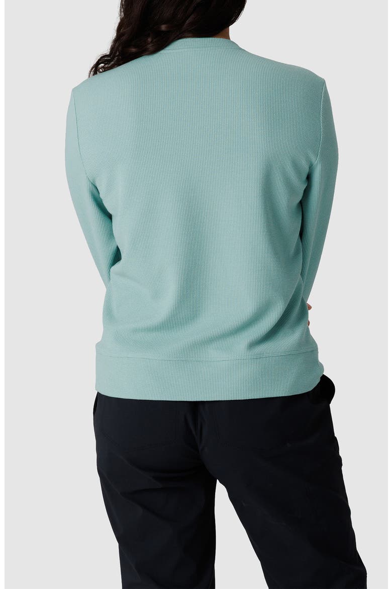 Eclipse Waffle Sweatshirt, Alternate, color, THYME