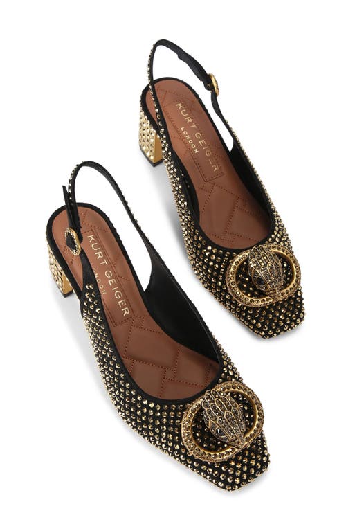 Kurt Geiger London Chelsea Slingback Pump In Gold