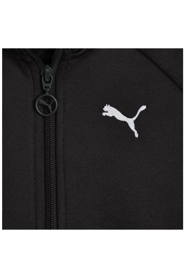 Kids' T7 Foundations Piqué Track Jacket, Alternate, color, BLACK