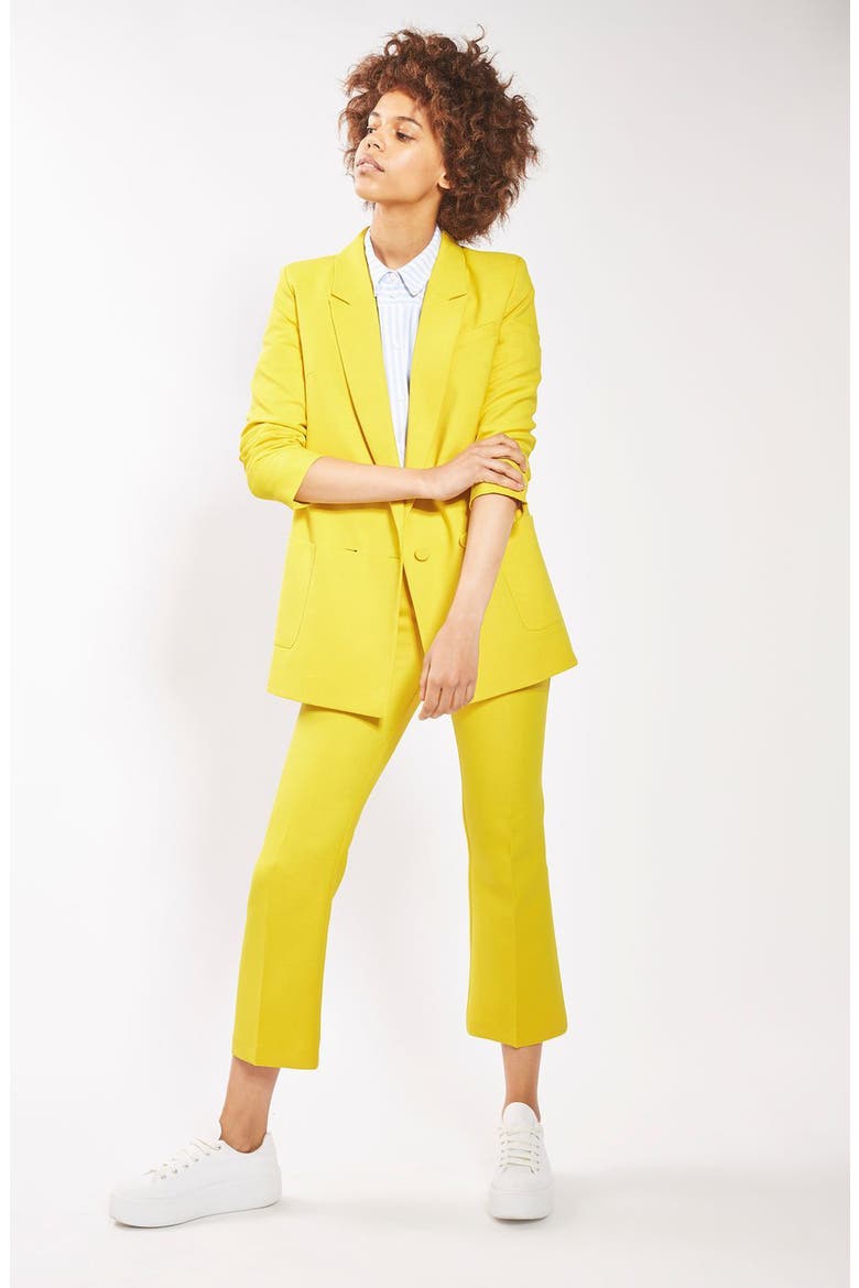 Oversize Blazer, Alternate, color, YELLOW