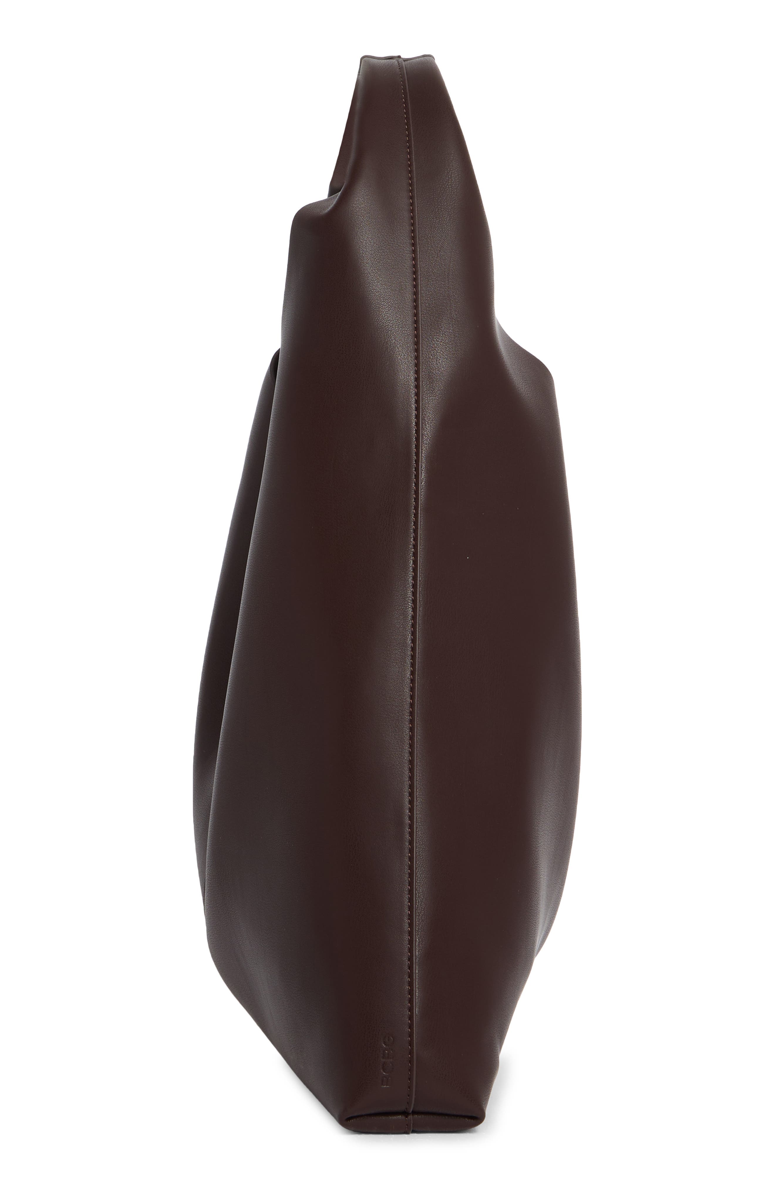 BCBG Triangle Hobo Bag, Alternate, color, Chocolate