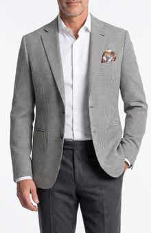 PinoPorte Houndstooth Two-Button Sport Coat