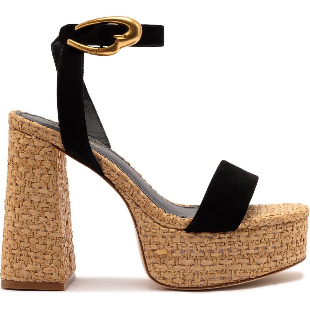 Larroude Larroudé Dolly Verona Sandal In Black