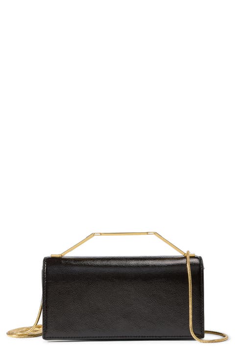 Barre Patent Leather Clutch