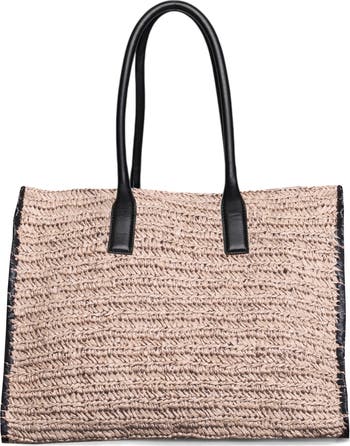Sailor Raffia Tote Bag
