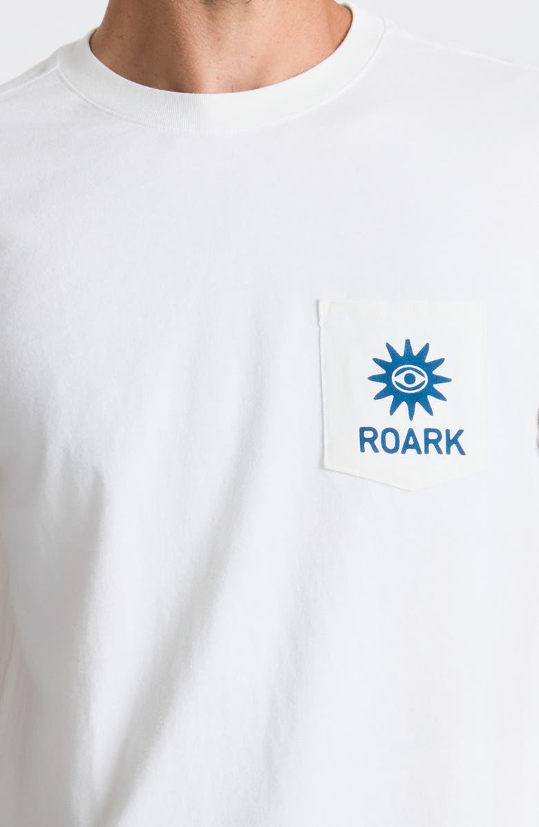 Roark Guideworks Pocket Graphic T-Shirt, Alternate, color, Off White