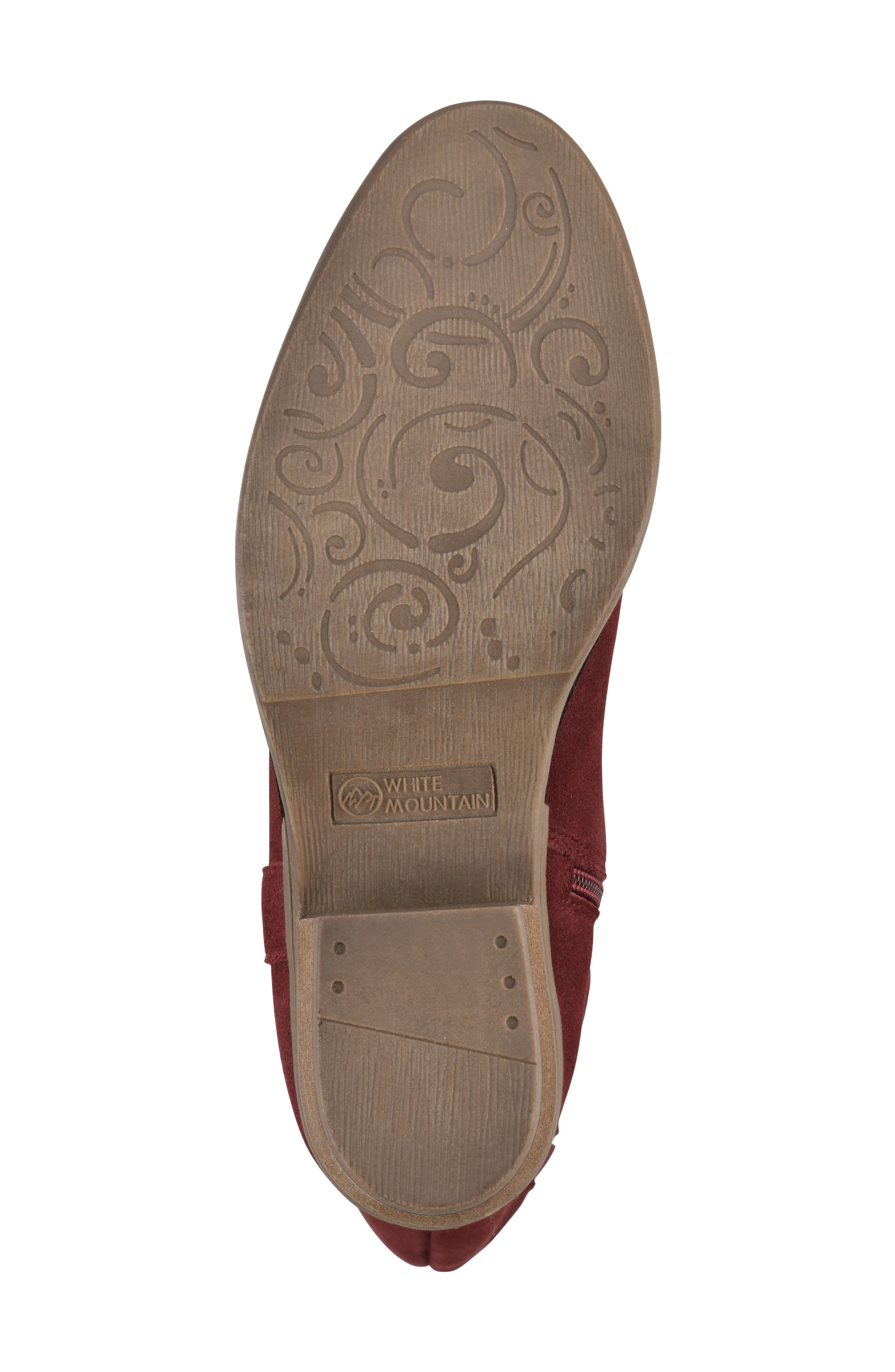 Altitude Tall Boot, Alternate, color, BURGUNDY SUEDE