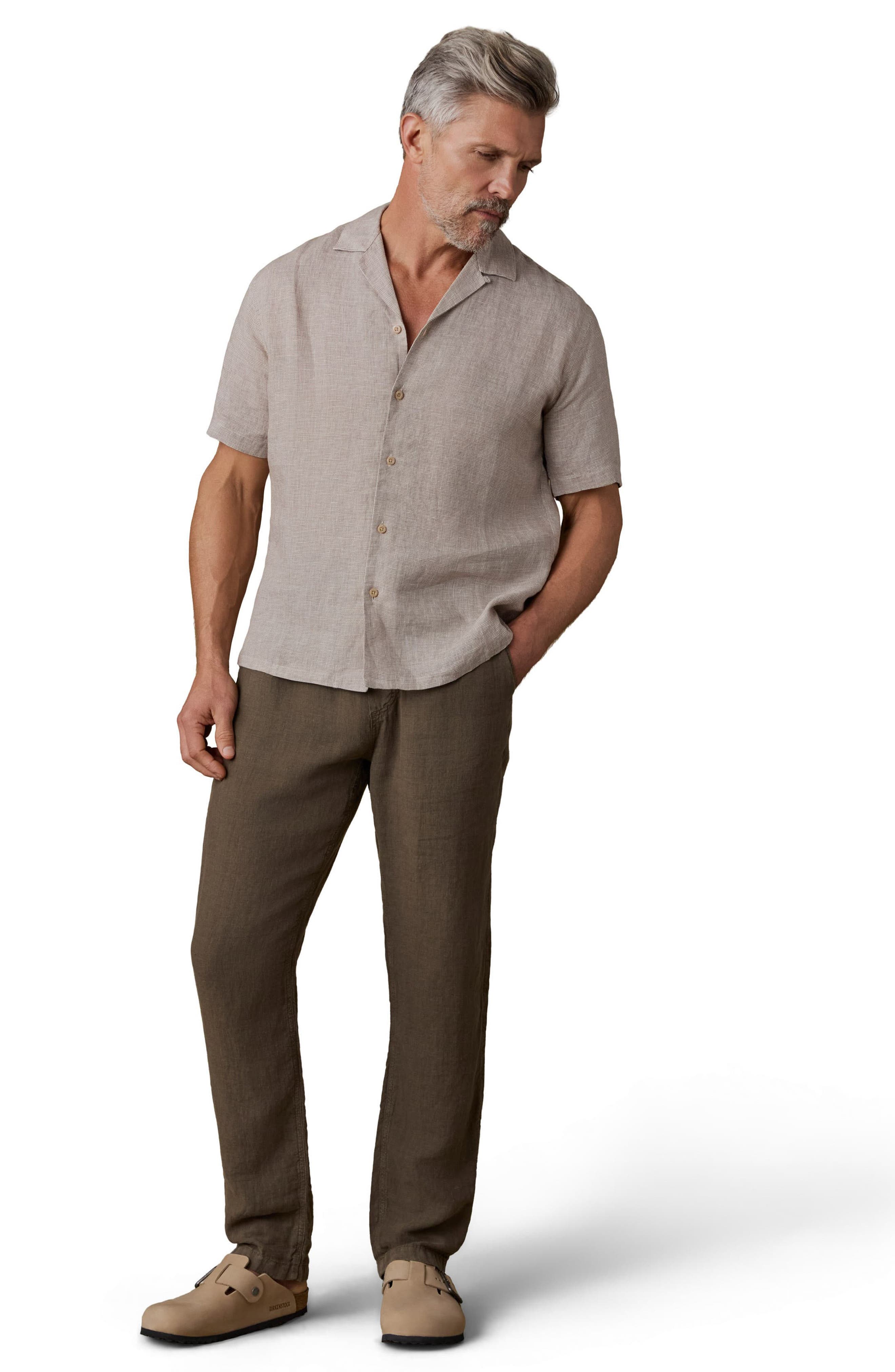 Мужские Faherty Linen Drawstring Pants — фото 5