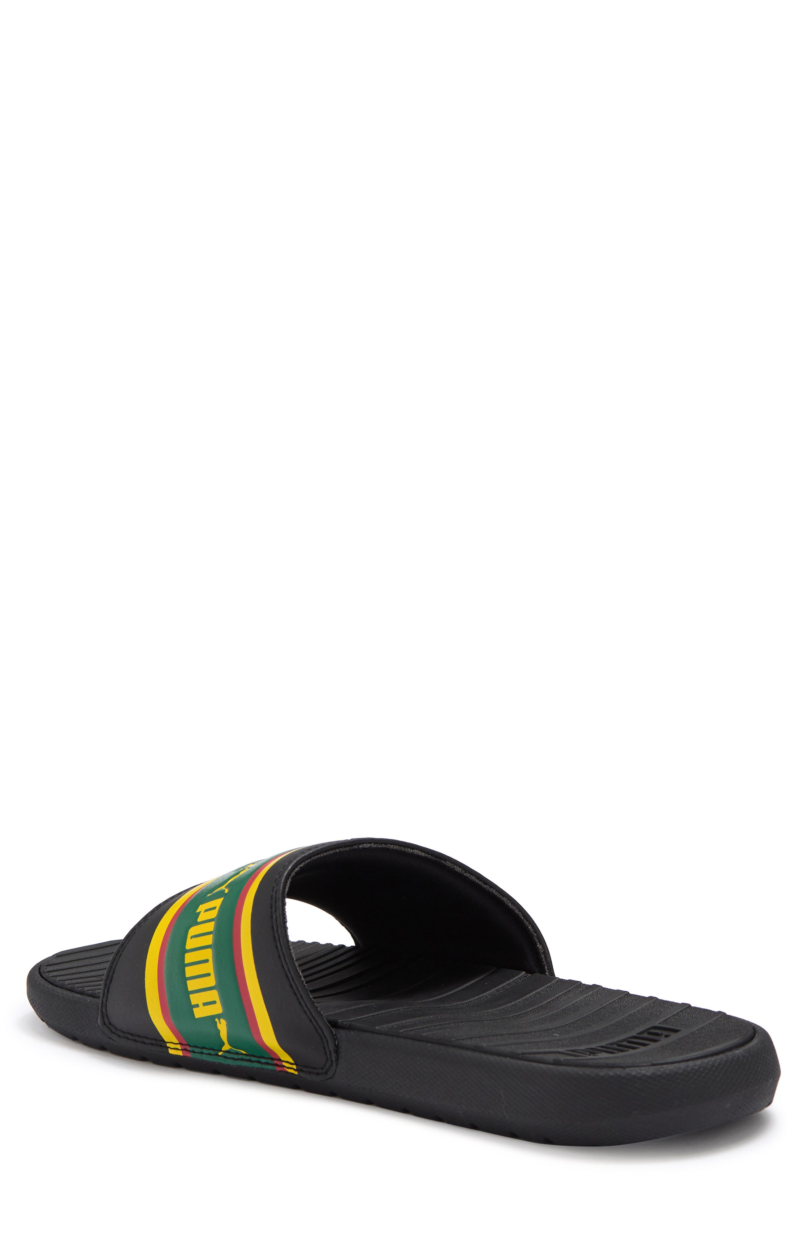 PUMA Cool Cat Stripe Repeat Slide Sandal, Alternate, color, 