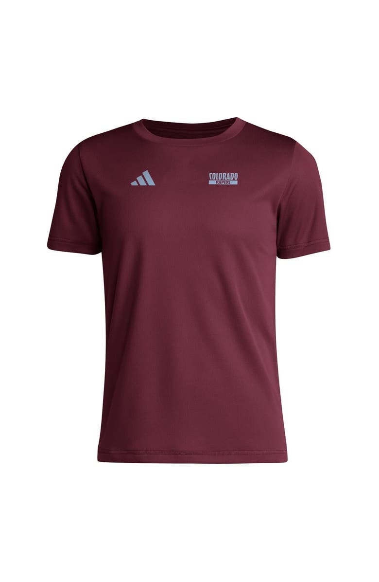 adidas Youth adidas  Red Colorado Rapids Local Wrap T-Shirt, Alternate, color, 