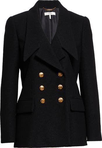 ジャケット Chloe Black wool blend blazer Chloé Structured wool double-breasted blazer | The Fashion