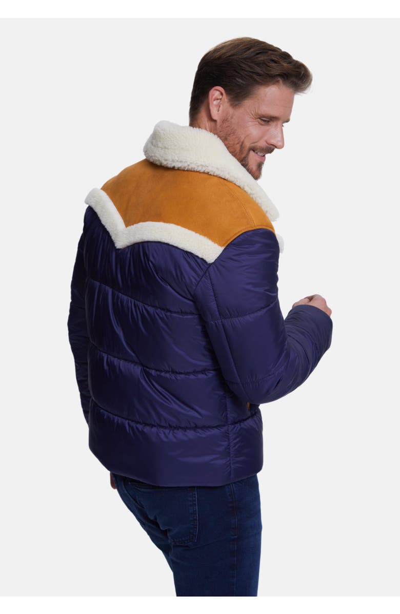 Furniq UK Nathaniel Puffer Coat, Alternate, color, Whiskey