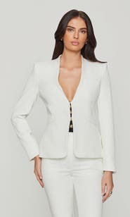 Generation Love Sebas Peplum Crepe Jacket