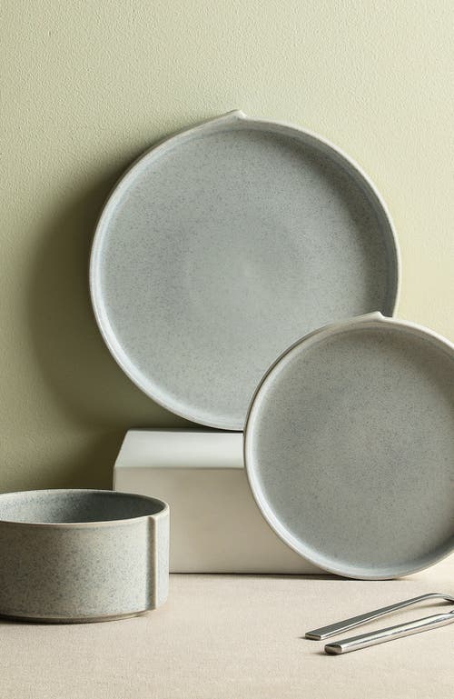 Stone Lain Bao Stoneware 12-piece Dinnerware Set In White