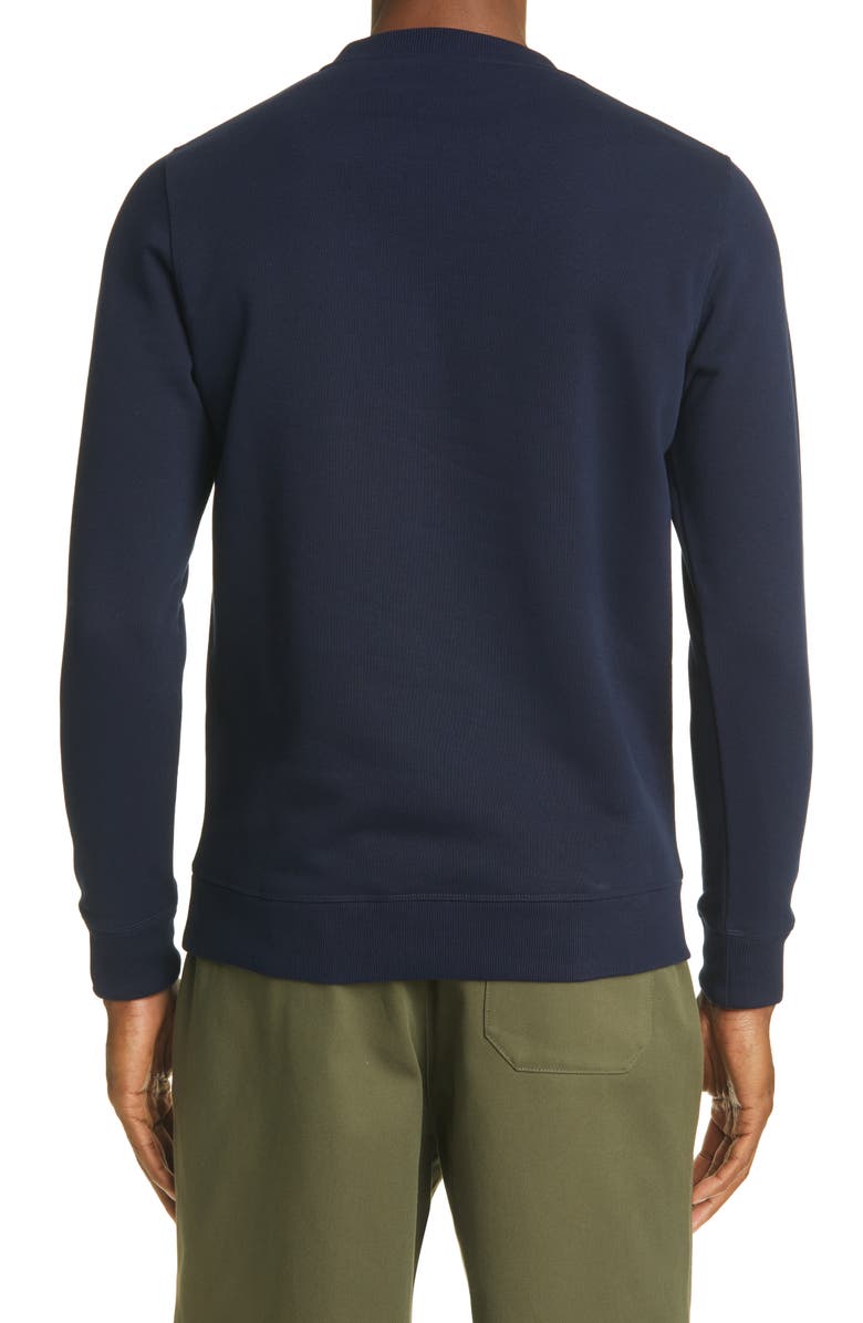 Loewe Embroidered Anagram Logo Cotton Sweatshirt, Alternate, color, 