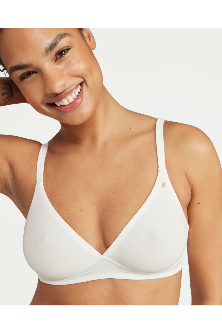 The Stretch Easy Does It Bralette, Alternate, color, White