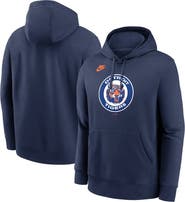 Nike Men's Nike Navy Detroit Tigers Cooperstown Collection Logo Club Pullover Hoodie