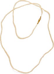 Mantra I Am Abundant Pearl Chain