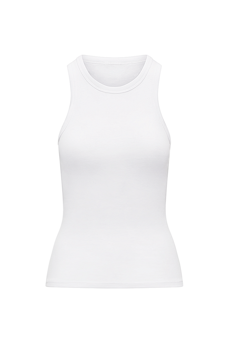 The Organic Cotton Classic Tank, Alternate, color, Cotton White