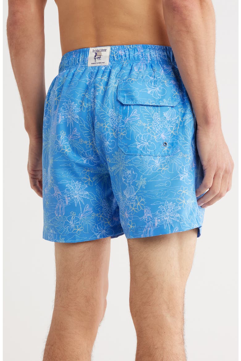 Volley Swim Shorts, Alternate, color, BLUE