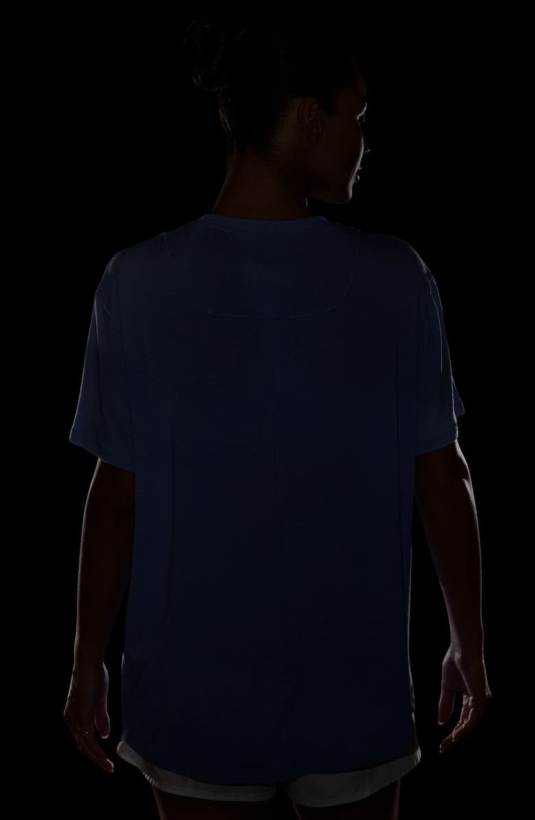 Nike One Relaxed Dri-FIT T-Shirt, Alternate, color, Saphre/ White