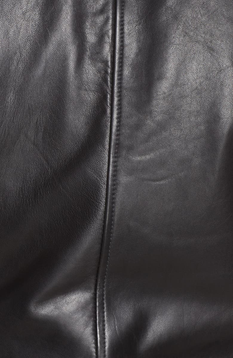 Sejour Leather Moto Jacket, Alternate, color,