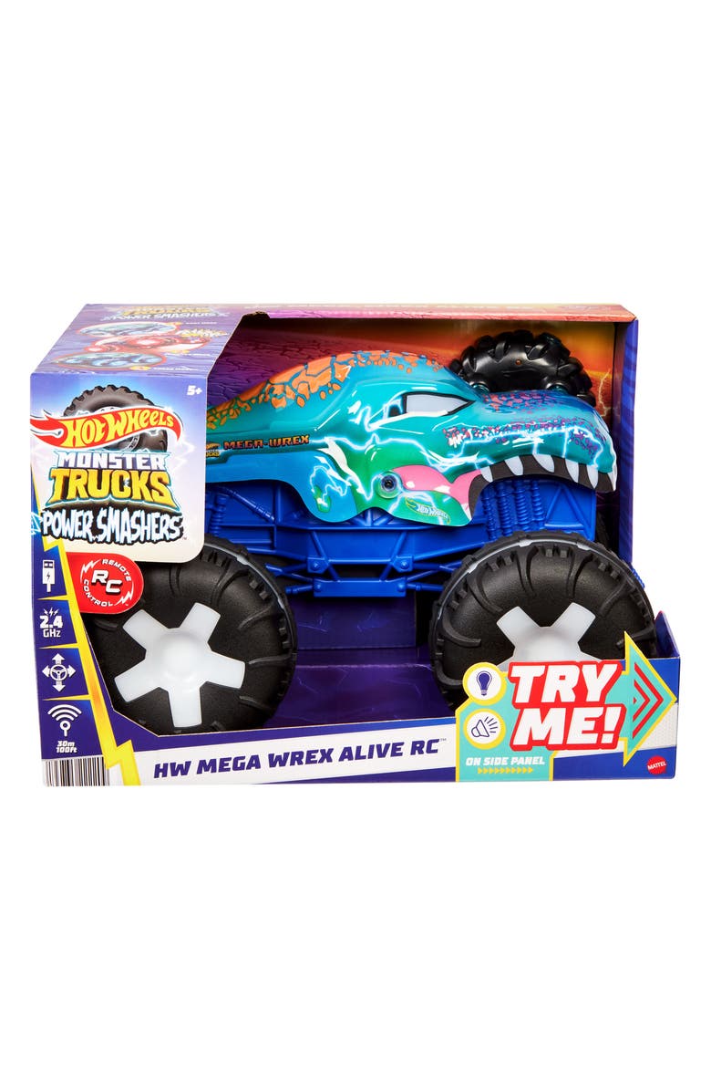 Hot Wheels Monster Trucks Power Smasher Mega Wrex Alive RC<sup>™</sup> Truck, Alternate, color, 