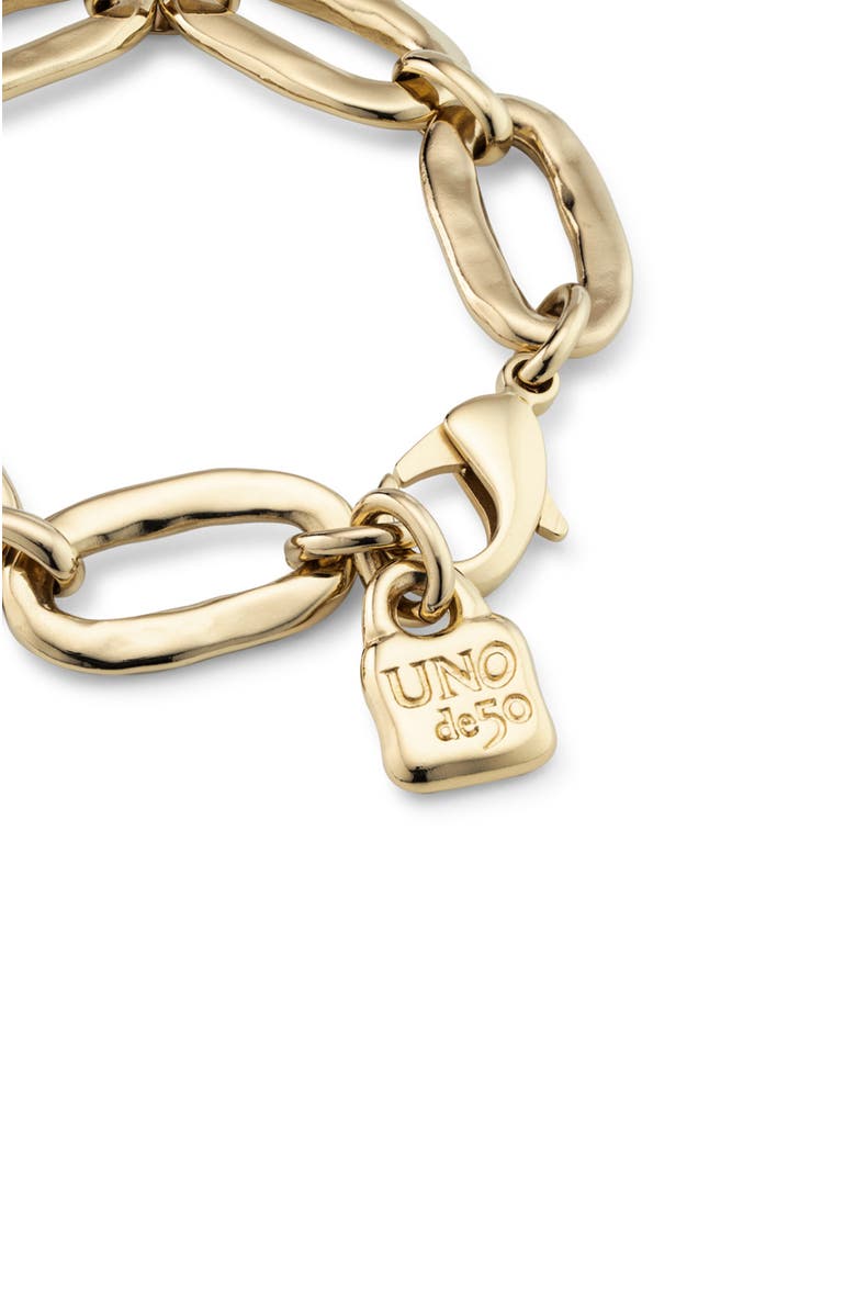 UNODE50 Oval Link Bracelet, Alternate, color, Gold