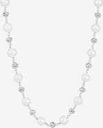 Dower & Hall Nugget & White Freshwater Pearl Necklace