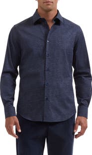 Bugatchi Julian Long Sleeve Button Up Shirt