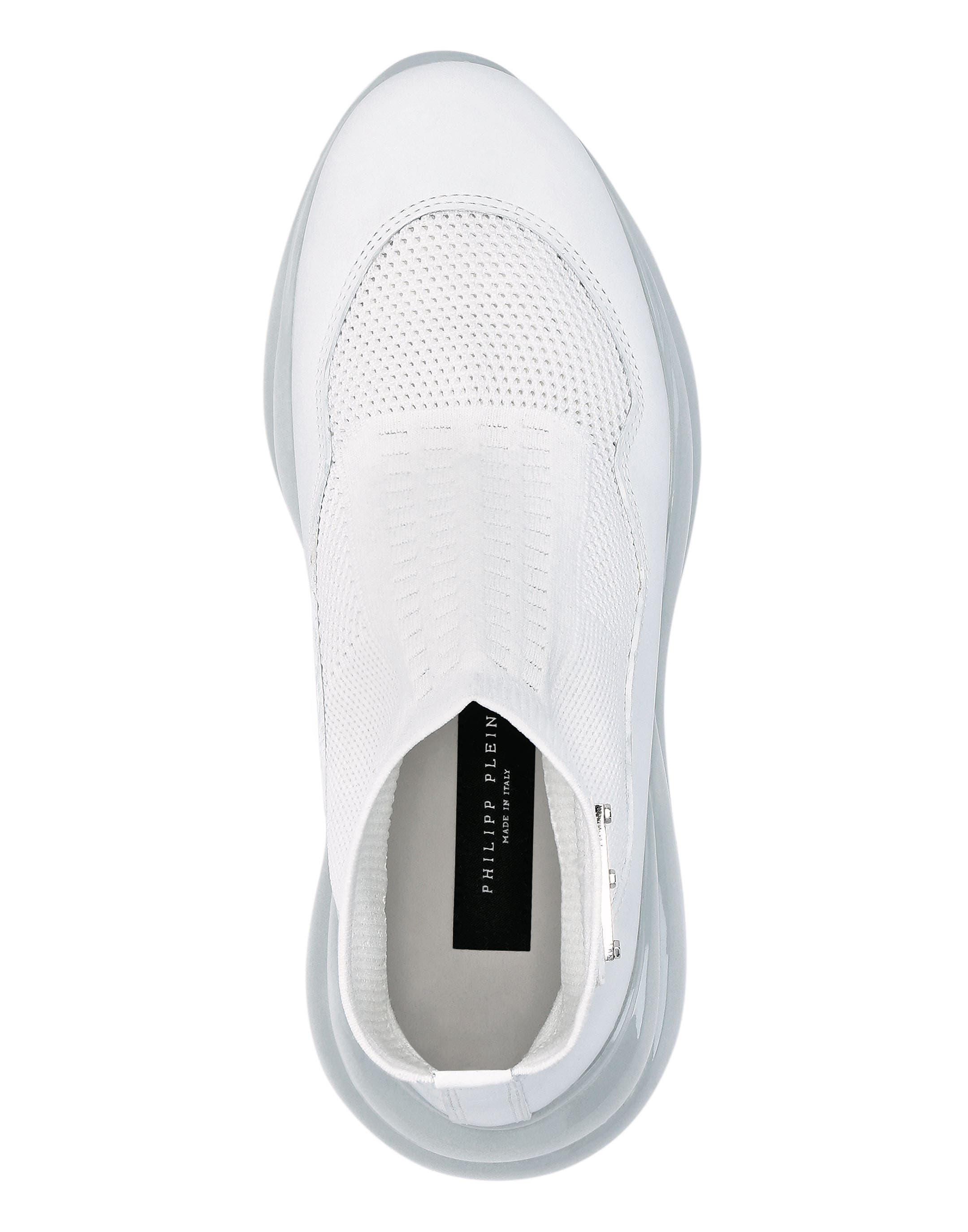 Runner Sneaker Iconic Plein Women, Alternate, color, white