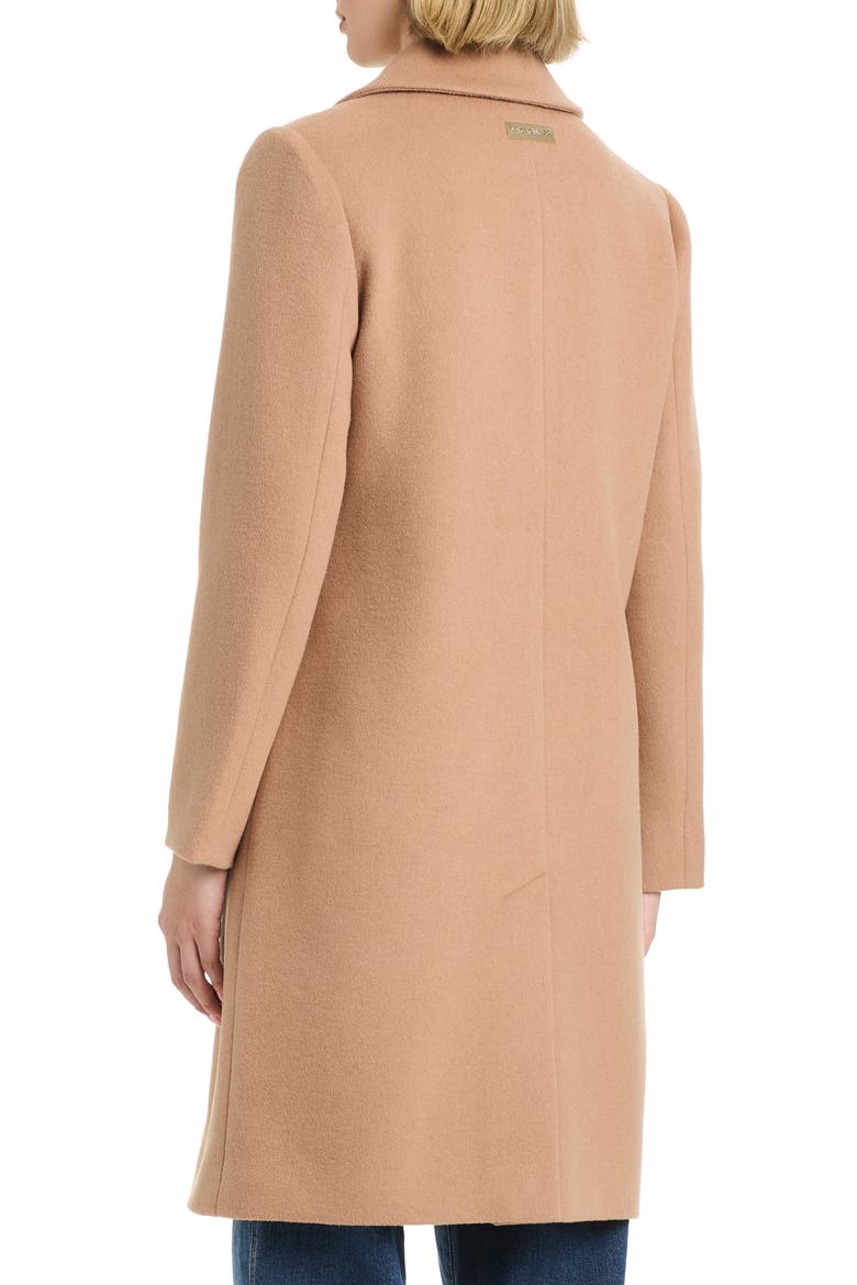 Boyfriend Longline Coat, Alternate, color, CAMEL