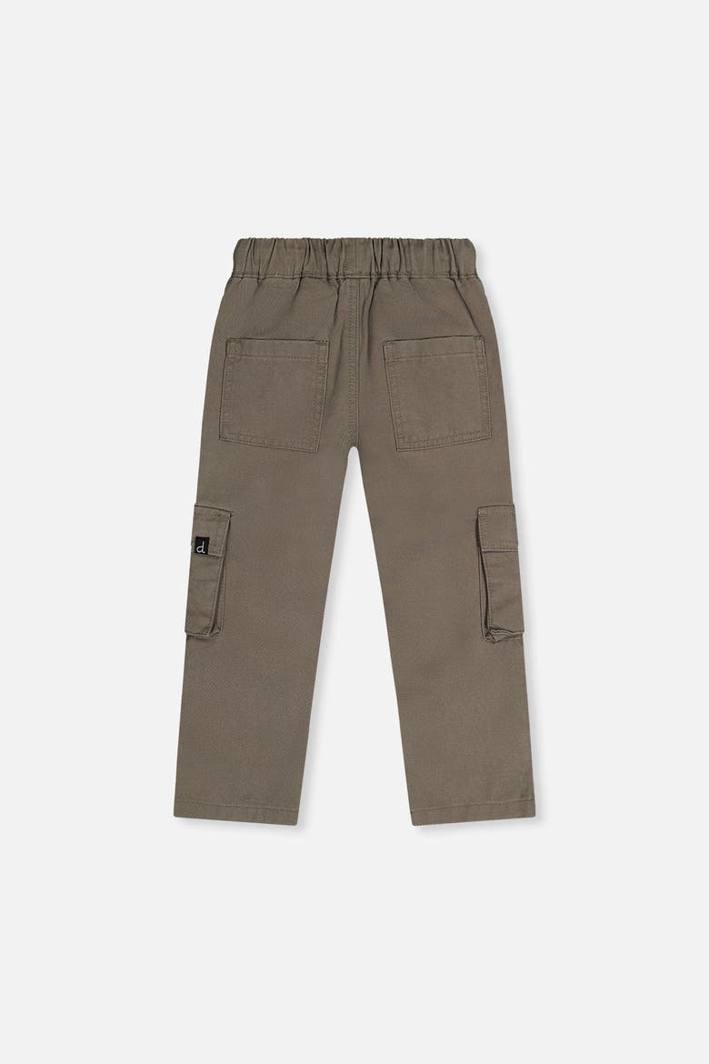 Cargo Pocket Drawstring Twill Pants, Alternate, color, Grey