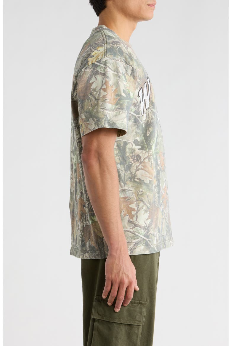 Wyoming Camo Cotton T-Shirt, Alternate, color, CAMOUFLAGE