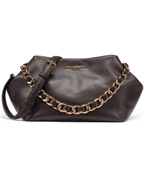 Karl Lagerfeld Paris Giovanna Clutch In Fudge