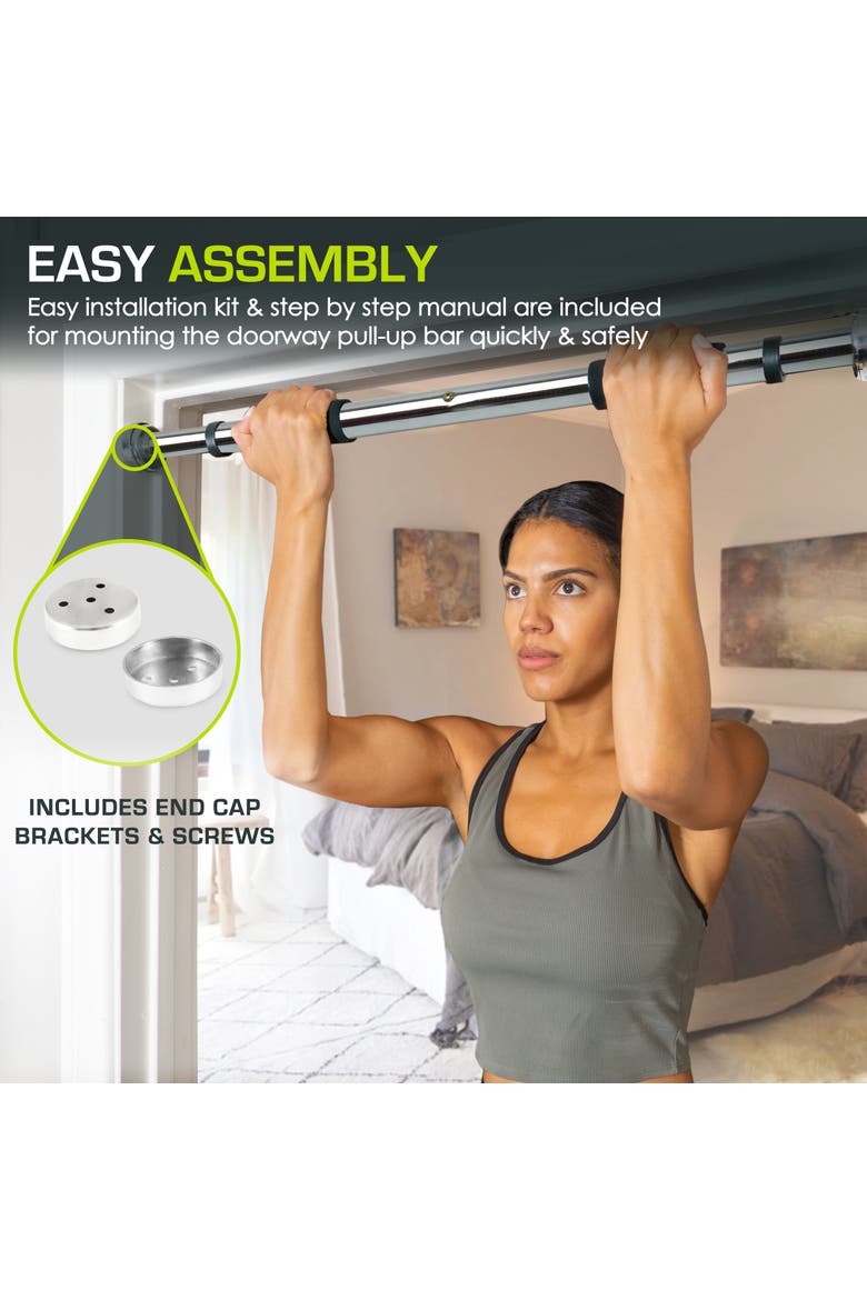 Doorway Pull-Up Bar, Alternate, color, Silver