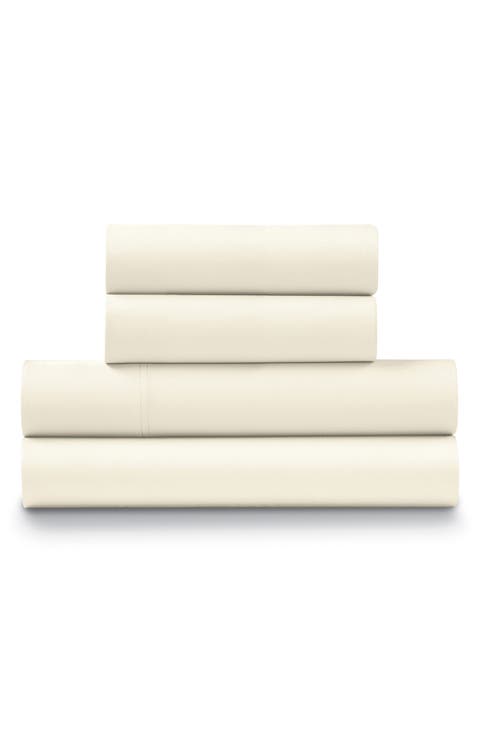 500 Thread Count Cotton Sateen 4-Piece Sheet Set