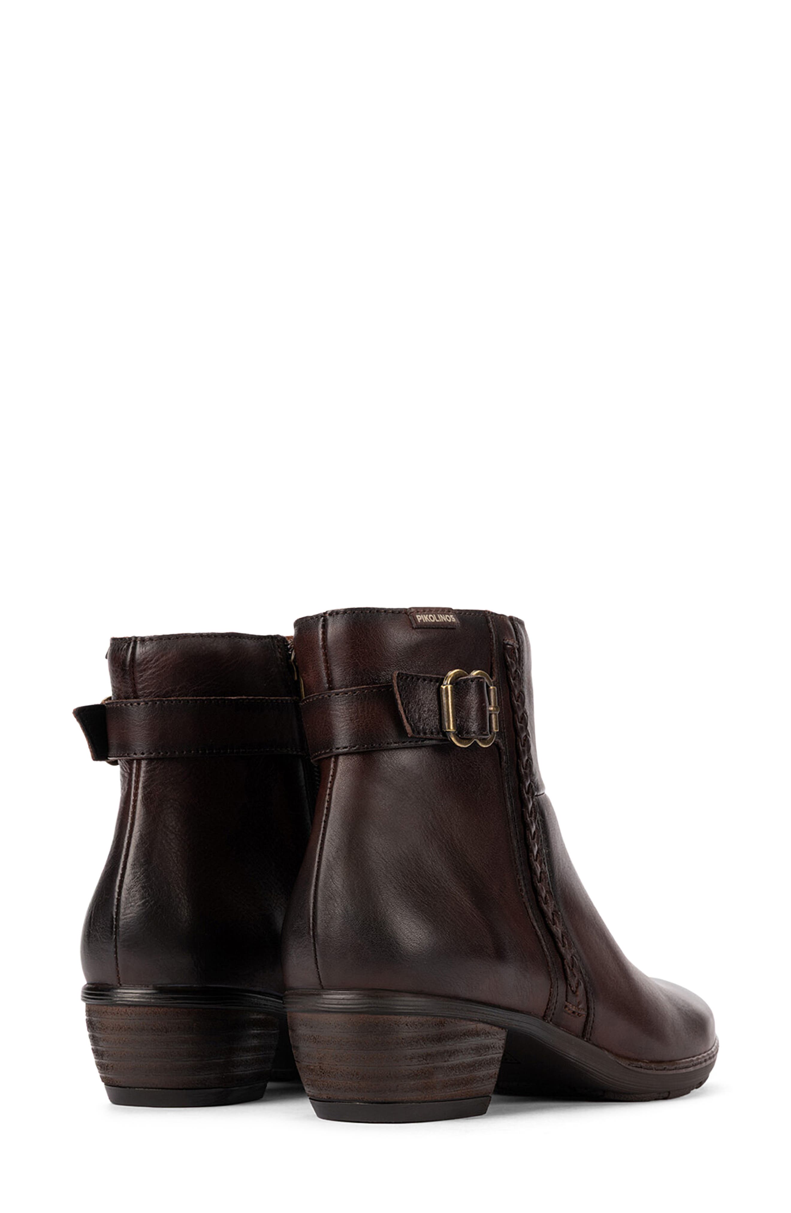 Utiel Leather Bootie, Alternate, color, CAOBA