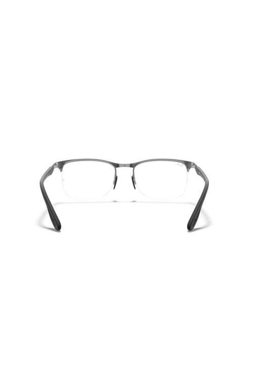 Ray Ban Ray-ban 54mm Square Optical Glasses In White