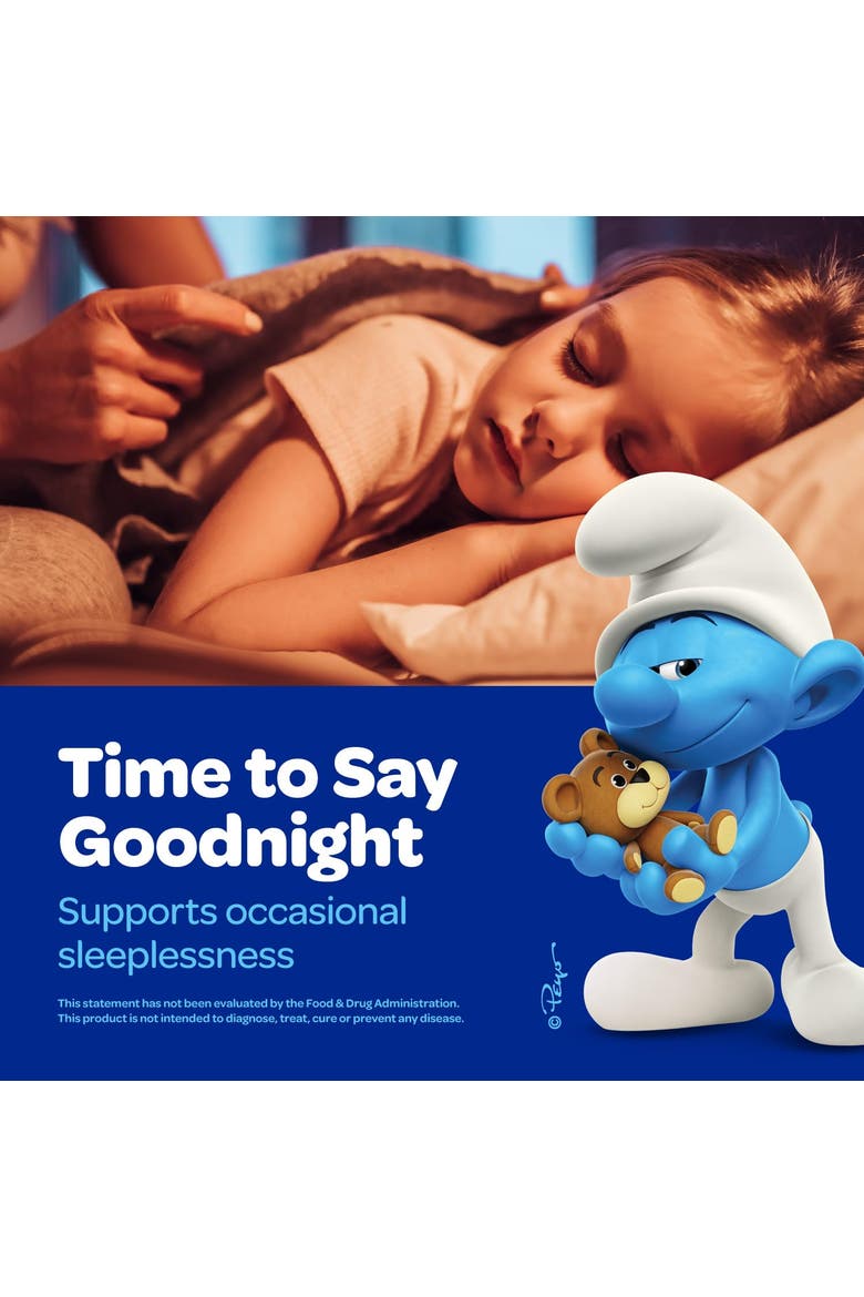 Restful Sleep Kids Vitamin Gummies with Melatonin, Smurfs Berry Flavored, 50ct, Alternate, color, None