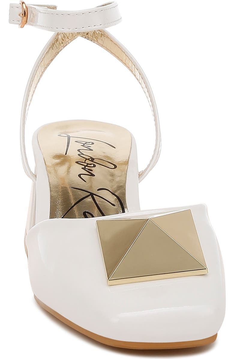 LONDON RAG Griselda Ankle Strap Pump, Alternate, color, Off White